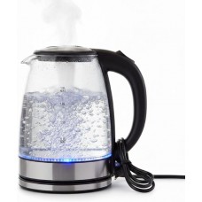 CHALEIRA ELETRICA DE VIDRO INOX BRUSQUE 1.8 L 220W CHALEIRA ELETRICA DE VIDRO INOX BRUSQUE 1.8 L 220W