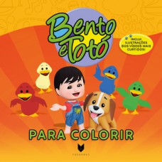 Bento e Totó para colorir