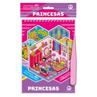 Princesas com Adesivos 3D