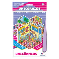 Unicórnios com Adesivos 3D