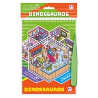 Dinossauros com Adesivos 3D