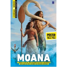 Moana Live Action (Versão lisa, sem dobras, enviada em tubo protetor) - Superpôster Cinema e Séries
