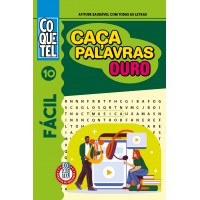 Livro Coquetel Caça-Palavras Ouro 10