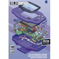 GBA - Game Boy Advance (Versão lisa, sem dobras, enviada em tubo protetor) - Superpôster OLD!Gamer