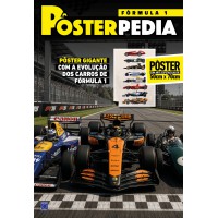 Evolução dos Carros de Fórmula 1 (Versão lisa, sem dobras, enviada em tubo protetor) - Pôsterpedia