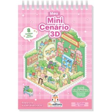 Meu mini cenário 3D: Rosa