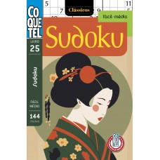 Livro Coquetel Sudoku Fácil-Médio 25