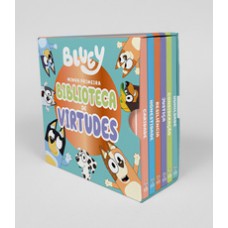 Bluey Minha Primeira Bíblioteca de Virtudes - Box com 6 Livrinhos Bluey Minha Primeira Bíblioteca de Virtudes - Box com 6 Livrinhos