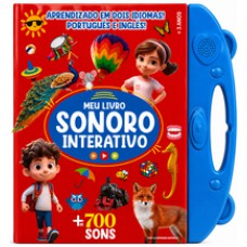 Meu Livro Sonoro Interativo - Português e Inglês - Azul