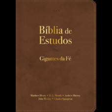 Bíblia de estudos — gigantes da fé marrom