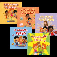 Kit com 5 Livros de Atividades 3 palavrinhas