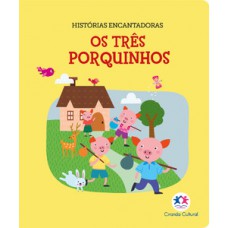 Os Três porquinhos - Livro pequeno almofadado