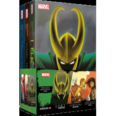 Kit especial Marvel - Loki, Soldado Invernal e Gamora & Nebulosa