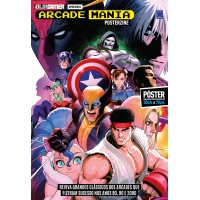 Marvel vs Capcom - Fate of Two Worlds (Versão lisa, sem dobras, enviada em tubo protetor) - Superpôster Arcade Mania