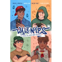 Valentes — Releituras modernas de contos de fadas, com cartela de cards, pintura trilateral e ilustrações internas coloridas