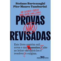Provas não revisadas - um quebra-cabeça para quem ama livros