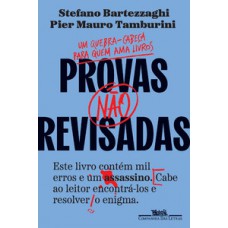 Provas não revisadas - um quebra-cabeça para quem ama livros