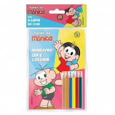Solapa Pop Minilivro Ler E Colorir Com Lápis - Mônica