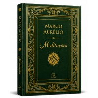 Meditações - Edição Especial de Luxo Almofadada com Bordas Douradas e Fitilho