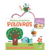 Minhas primeiras palavras - Kit com livro e quebra-cabeça de 20 peças Minhas primeiras palavras - Kit com livro e quebra-cabeça de 20 peças