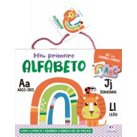 Meu primeiro alfabeto - Kit com livro e quebra-cabeça de 20 peças Meu primeiro alfabeto - Kit com livro e quebra-cabeça de 20 peças