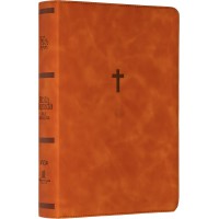 Bíblia NVI Bible Journaling com Espaço para Anotações, Capa luxo marrom marmorizado, Cruz, Leitura Perfeita, Falei com Amor Bíblia NVI Bible Journaling com Espaço para Anotações, Capa luxo marrom marmorizado, Cruz, Leitura Perfeita, Falei com Amor