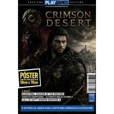 Crimson Desert (Versão lisa, sem dobras, enviada em tubo protetor) - Superpôster PlayGames