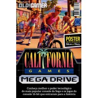 California Games (Versão lisa, sem dobras, enviada em tubo protetor) - Superpôster Mega Drive Mania