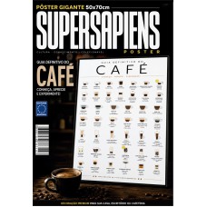 Guia do Café (Versão lisa, sem dobras, enviada em tubo protetor) - SuperSapiens Posterzine