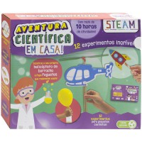 Mentes Brilhantes em Ação: Aventura Científica em Casa