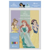 Solapa Ler E Colorir Com Giz De Cera - Princesas Solapa Ler E Colorir Com Giz De Cera - Princesas