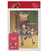 Solapa Ler E Colorir Com Giz De Cera - Toy Story Solapa Ler E Colorir Com Giz De Cera - Toy Story
