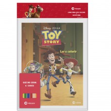 Solapa Ler E Colorir Com Giz De Cera - Toy Story