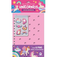 Unicórnios - leia e colecione - Diário com pins Unicórnios - leia e colecione - Diário com pins