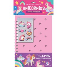 Unicórnios - leia e colecione - Diário com pins