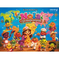 Nola e sua mochila encantada pelo Mundo das Frutas