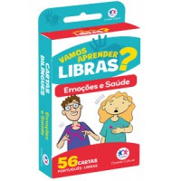 Flash cards - Emoções e saúde em Libras - Com QR code para aprender os sinais