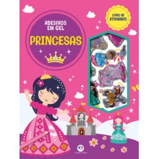 Princesas - Livro de atividades e adesivos em gel