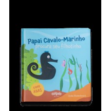 Papai cavalo-marinho procura o seu filhotinho