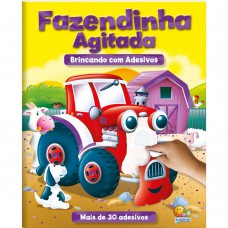 Brincando com adesivos: Fazendinha Agitada