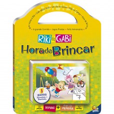 Livro 2 em 1-Dominó + Memória: Hora de Brincar (Riki & Gabi)