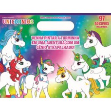 Floresta encantada - Minha primeira prancheta de artes - Unicórnios