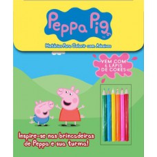 Peppa Pig - Histórias para colorir com adesivos