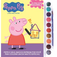 Livro - Peppa Pig - Revista para colorir: Um dia incrível com os