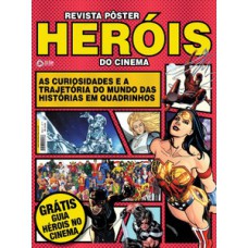 Revista pôster heróis do cinema