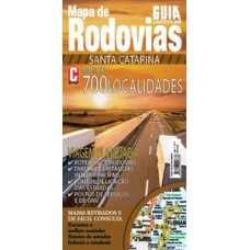 Guia Cartoplam - Mapa de rodovias - Santa Catarina