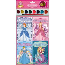 Pinte e brinque - Princesas