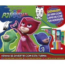 PJ Masks - Colorindo com adesivos especial