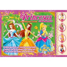 Princesas do reino encantado - Prancheta para colorir