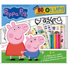 Peppa Pig - Colorindo com adesivos especial